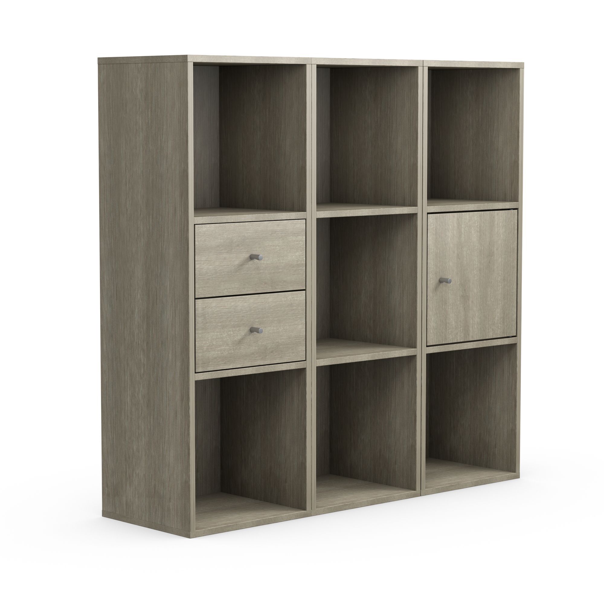 Form Konnect Grey Oak Effect Storage Unit (H)1032mm (W)1056mm (D)317mm Price Comparisons | Compare The Build