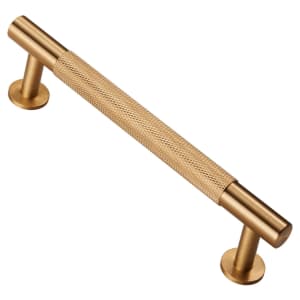 Carlisle Brass FTD700BSB Knurled Cabinet Pull Handle - 128mm - Satin Brass Price Comparisons | Compare The Build