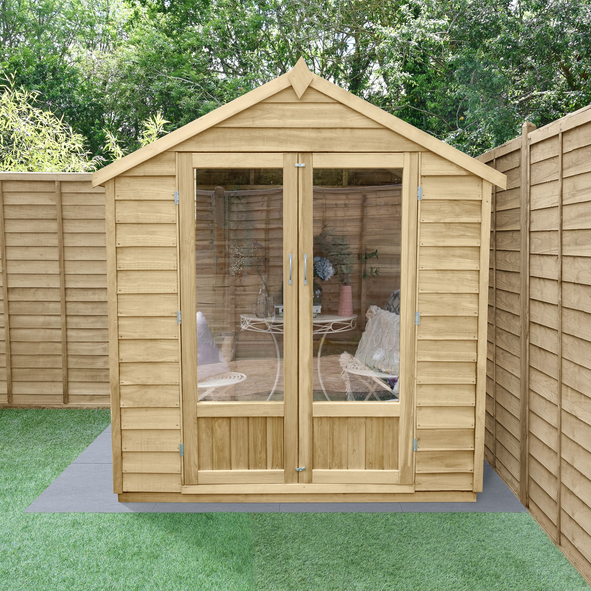 Oakley Overlap Apex Summerhouse  - Installation Included / 6x4 Price Comparisons | Compare The Build