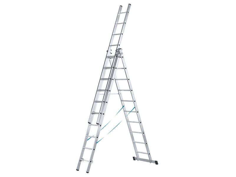 Zarges ZAR41538 Skymaster Trade Combination Ladder 3-Part 3 x 8 Rungs | Compare The Build