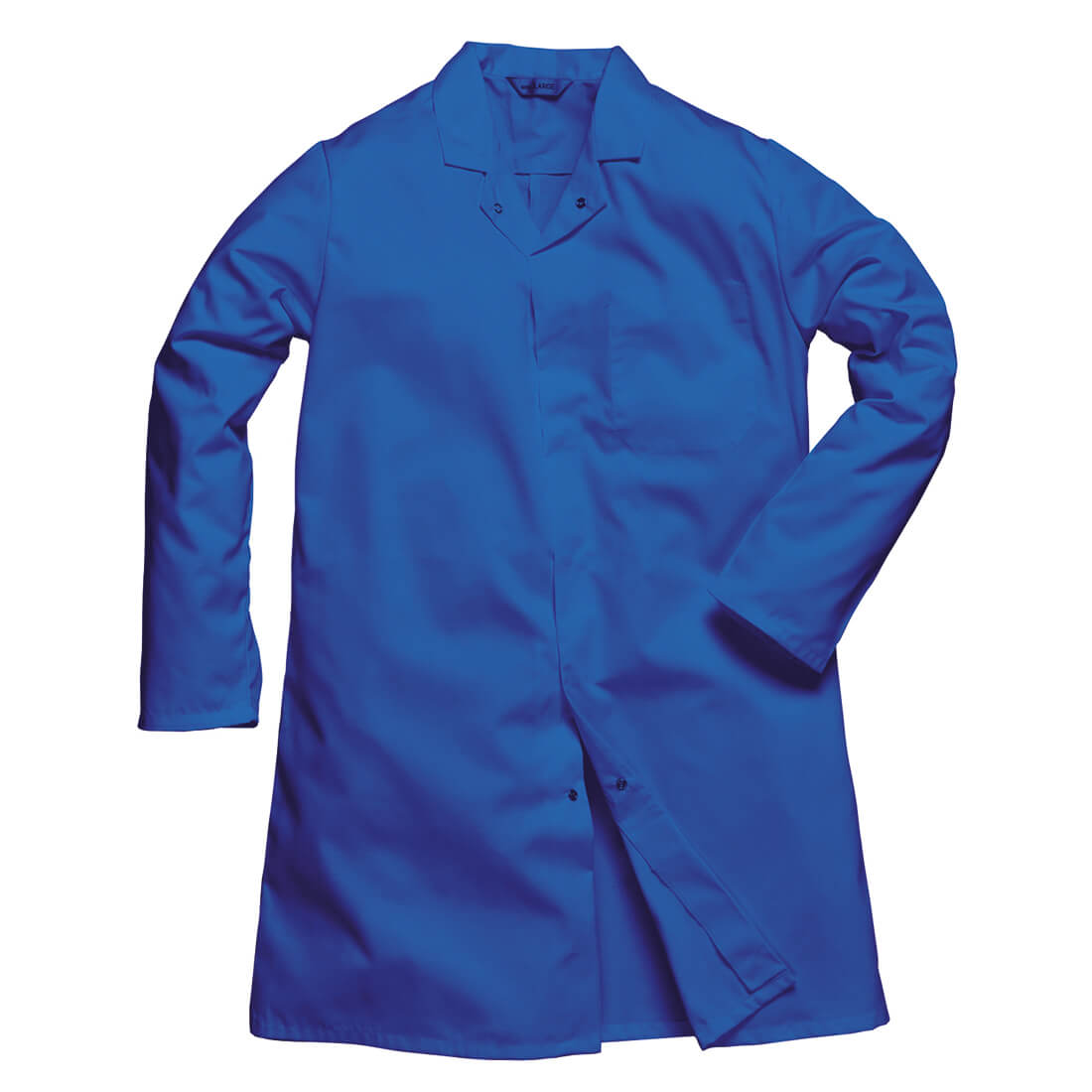 Portwest Mens Single Pocket Food Coat Royal Blue XL Price Comparisons | Compare The Build