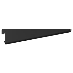 Twin Slot Matt Black Shelf Bracket - 320mm Price Comparisons | Compare The Build