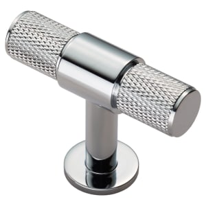 Carlisle Brass FTD701CP Knurled Cabinet T-Bar Knob - Polished Chrome Price Comparisons | Compare The Build