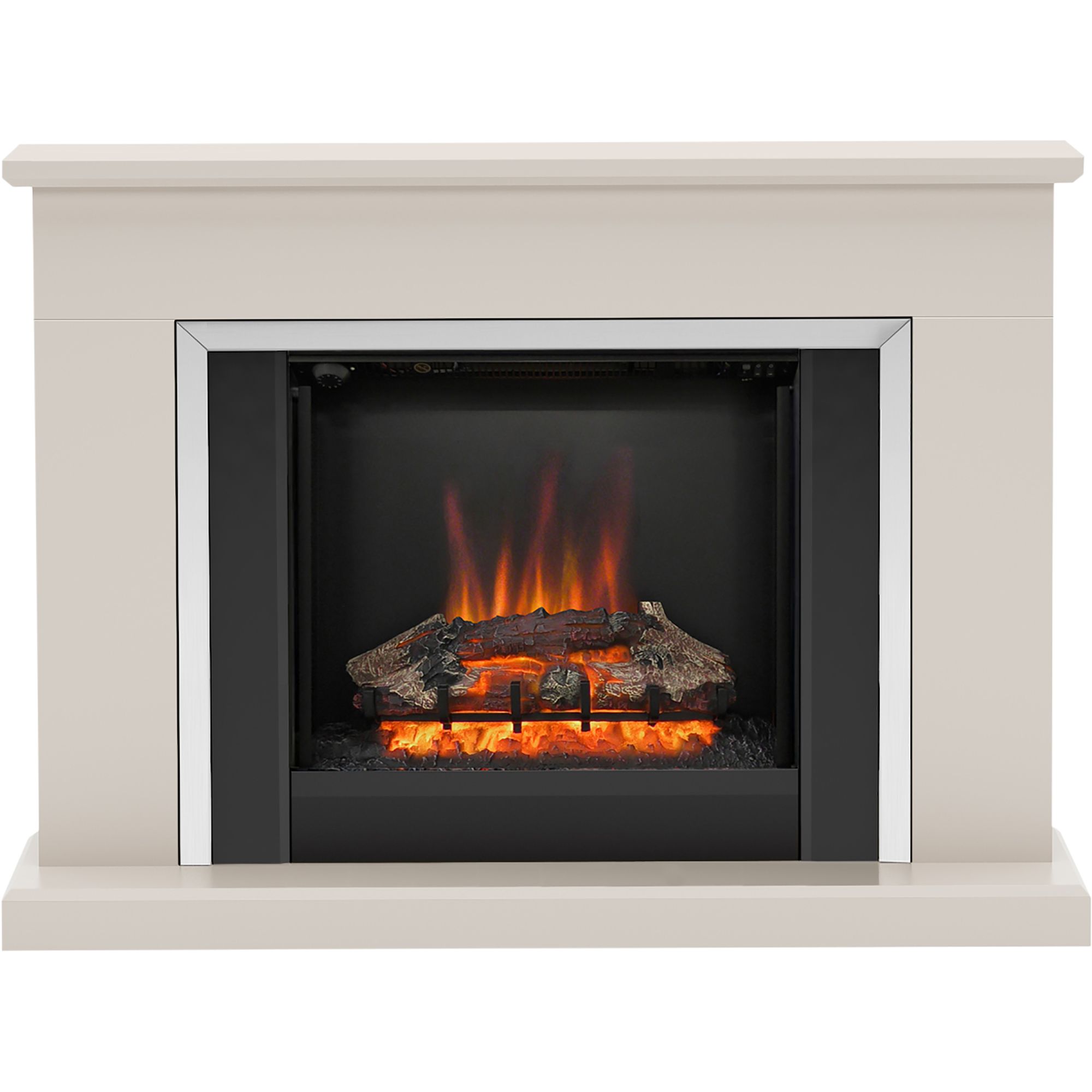 Be Modern Ashburnham Black Chrome Effect Fire Suite Price Comparisons | Compare The Build