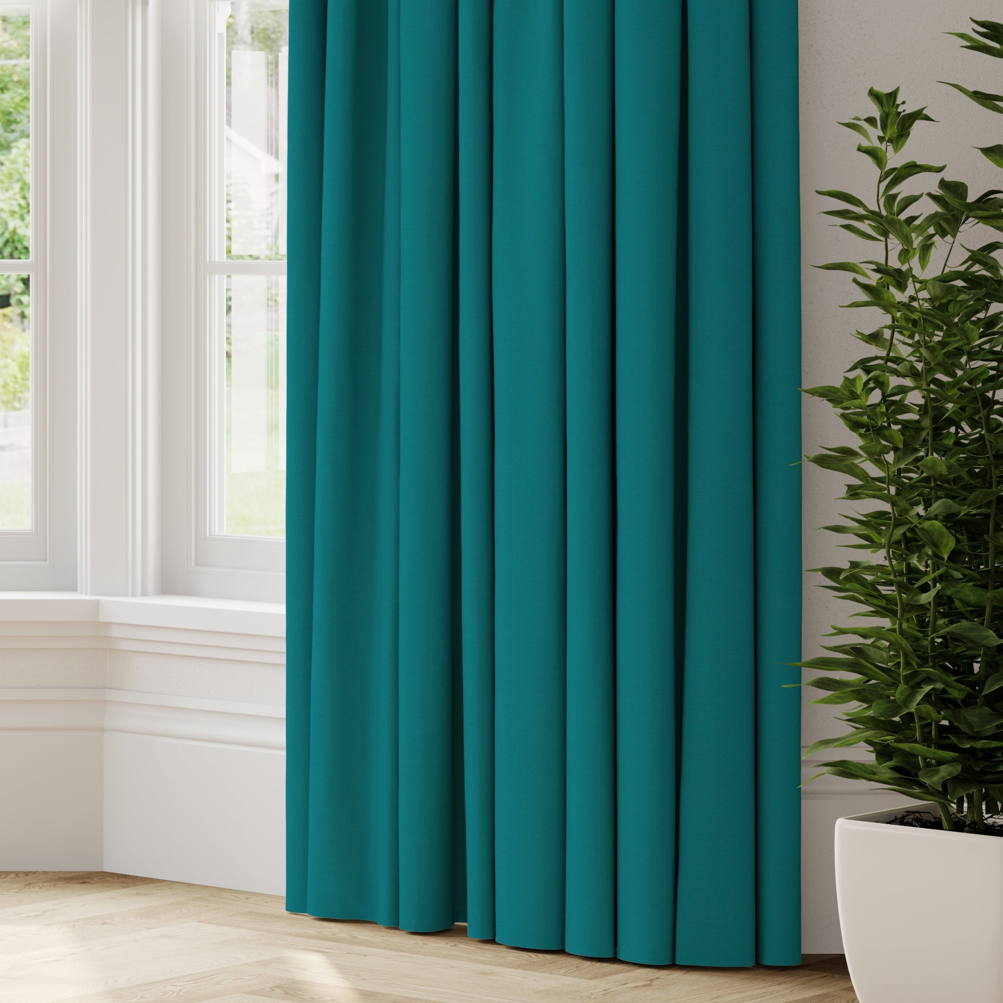 Panama Cotton Made to Measure Curtains Panama Peacock Price Comparisons | Compare The Build