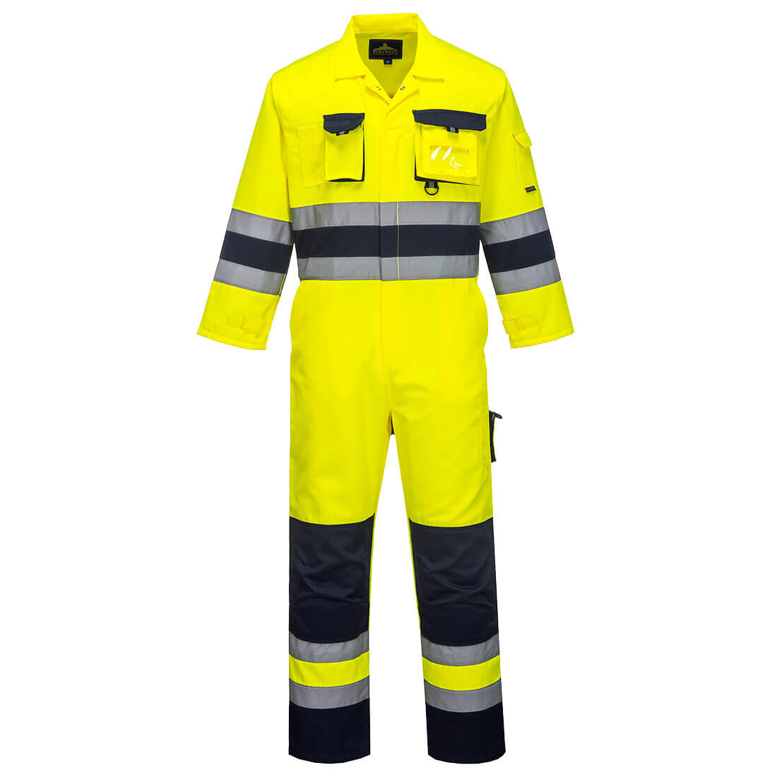 Portwest Nantes Hi Vis Overall Yellow / Navy S Price Comparisons | Compare The Build