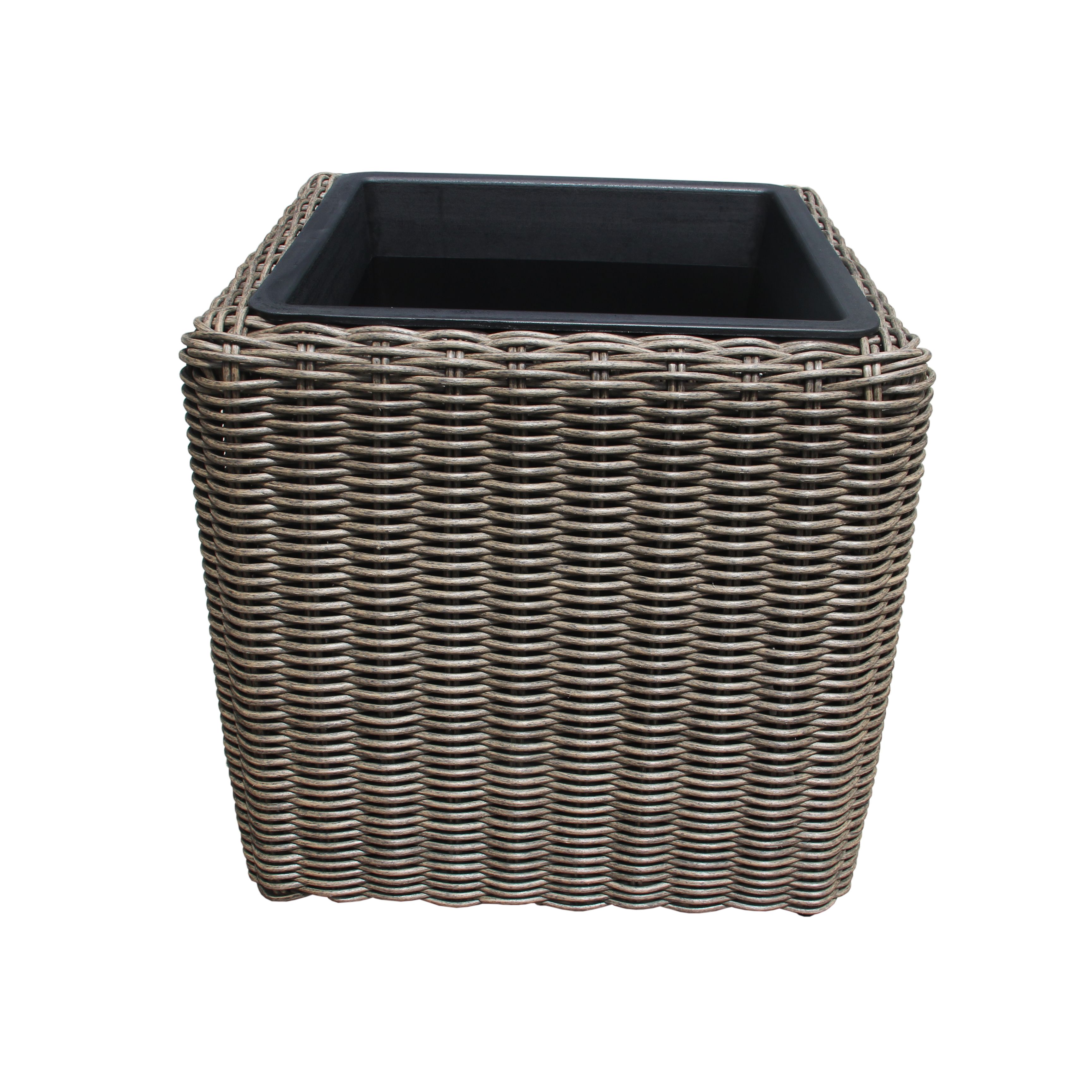 Blooma Soron Brown Rattan Effect Plastic Circular Plant Pot (Dia)45Cm Price Comparisons | Compare The Build