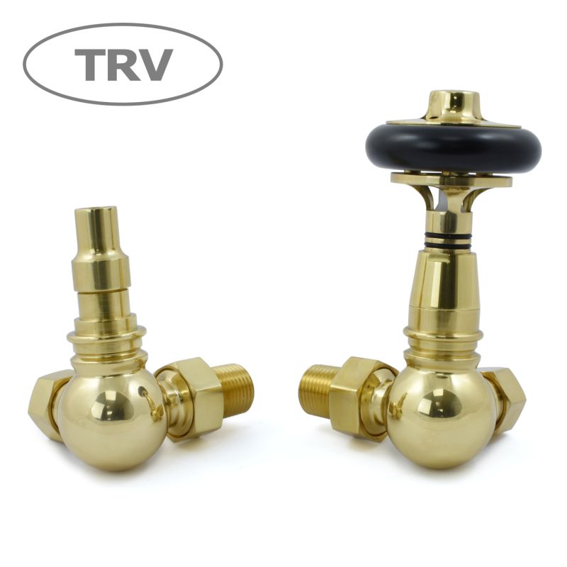 West Thermostatic Valves, Amberley, Polished Brass Corner - 8mm Price Comparisons | Compare The Build