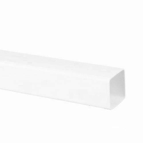 Plastic Guttering Square Downpipe 2.5m Length 65mm - Arctic White Brett Martin BR501A Price Comparisons | Compare The Build