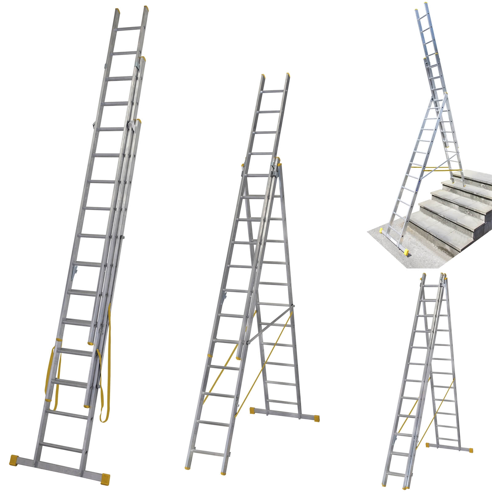 Werner Extensionplus™ X4 35 Tread Combination Ladder | Compare The Build