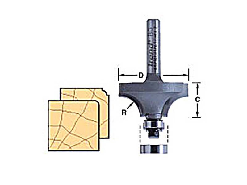 Trend TRE4611514TC 46/115 x 1/4 TCT Bearing Guided Ovolo & Round Over 1.6mm Radius Price Comparisons | Compare The Build