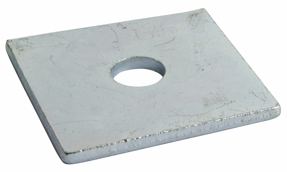 12mm Round Hole 50mm x 50mm x 3mm - Square Plate Washer BS 3410 - BZP - Bag of 8 Price Comparisons | Compare The Build