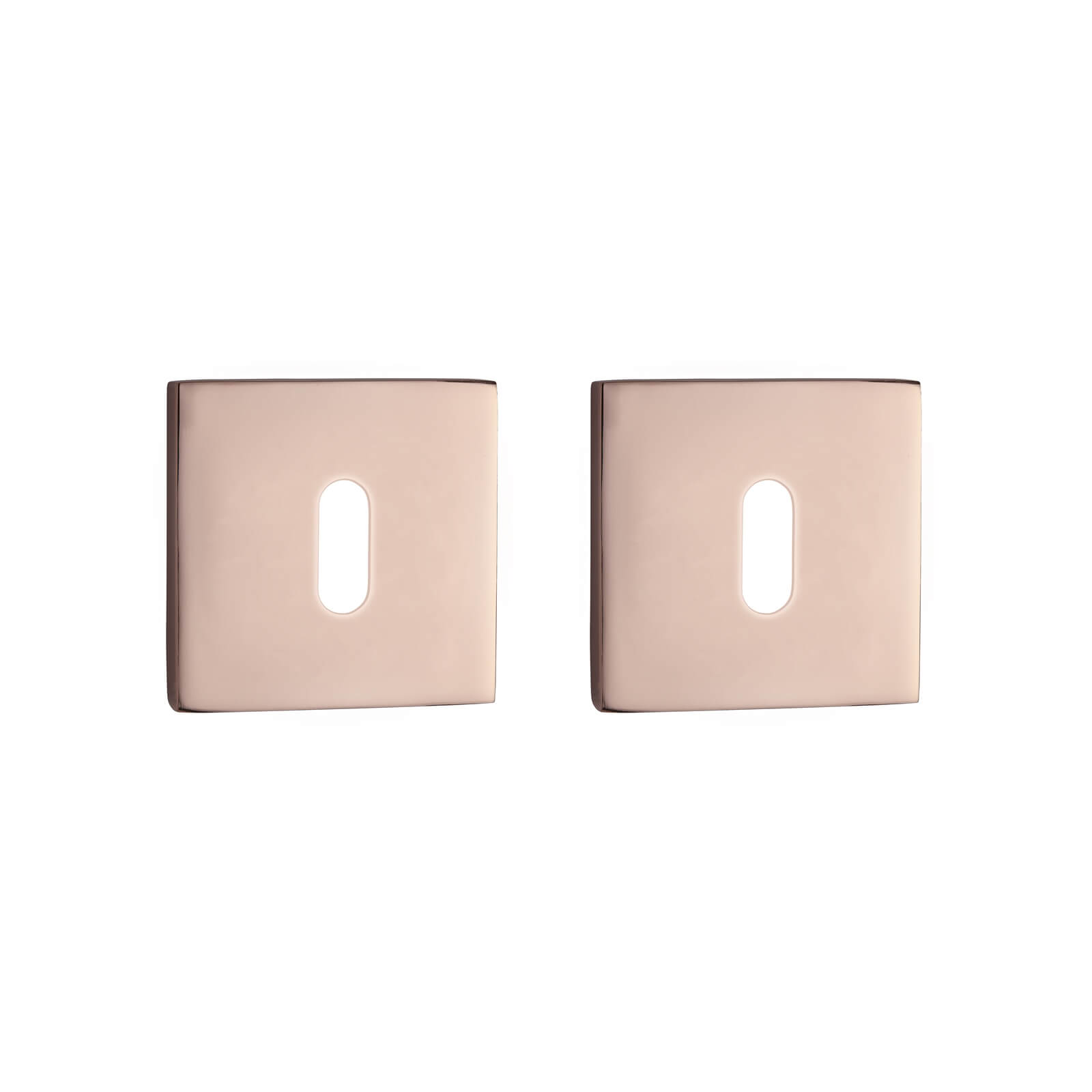 Sandleford Square Keyhole Escutcheon - Polished Copper Price Comparisons | Compare The Build