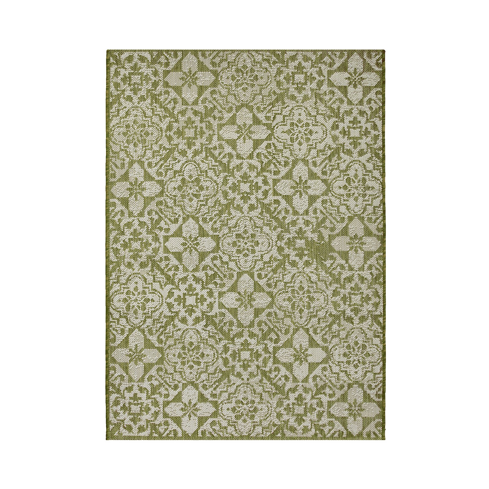 Indoor Outdoor Tile Rug - Green - 100x150cm Price Comparisons | Compare The Build