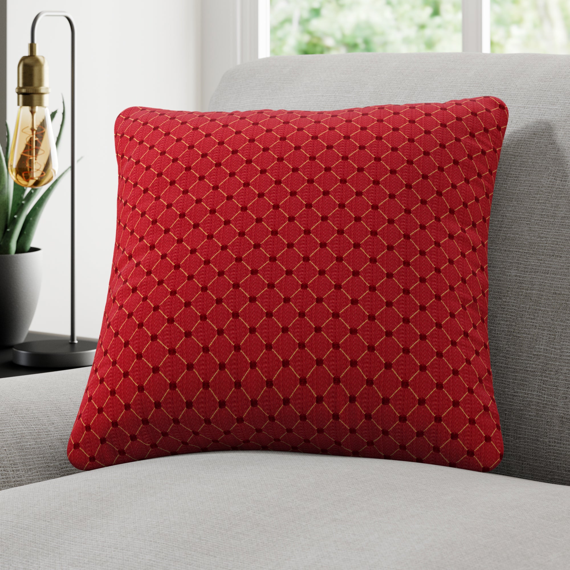 Orpheus Made to Measure Cushion Cover Orpheus Red Price Comparisons | Compare The Build