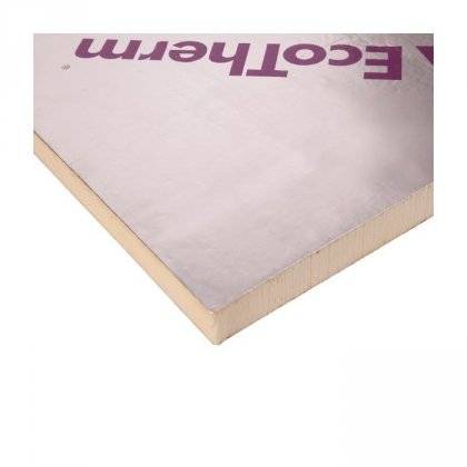 Ecotherm Eco-Versal PIR Insulation Board (2400mm x 1200mm x 130mm) (8' x 4') 2.88m2 Price Comparisons | Compare The Build