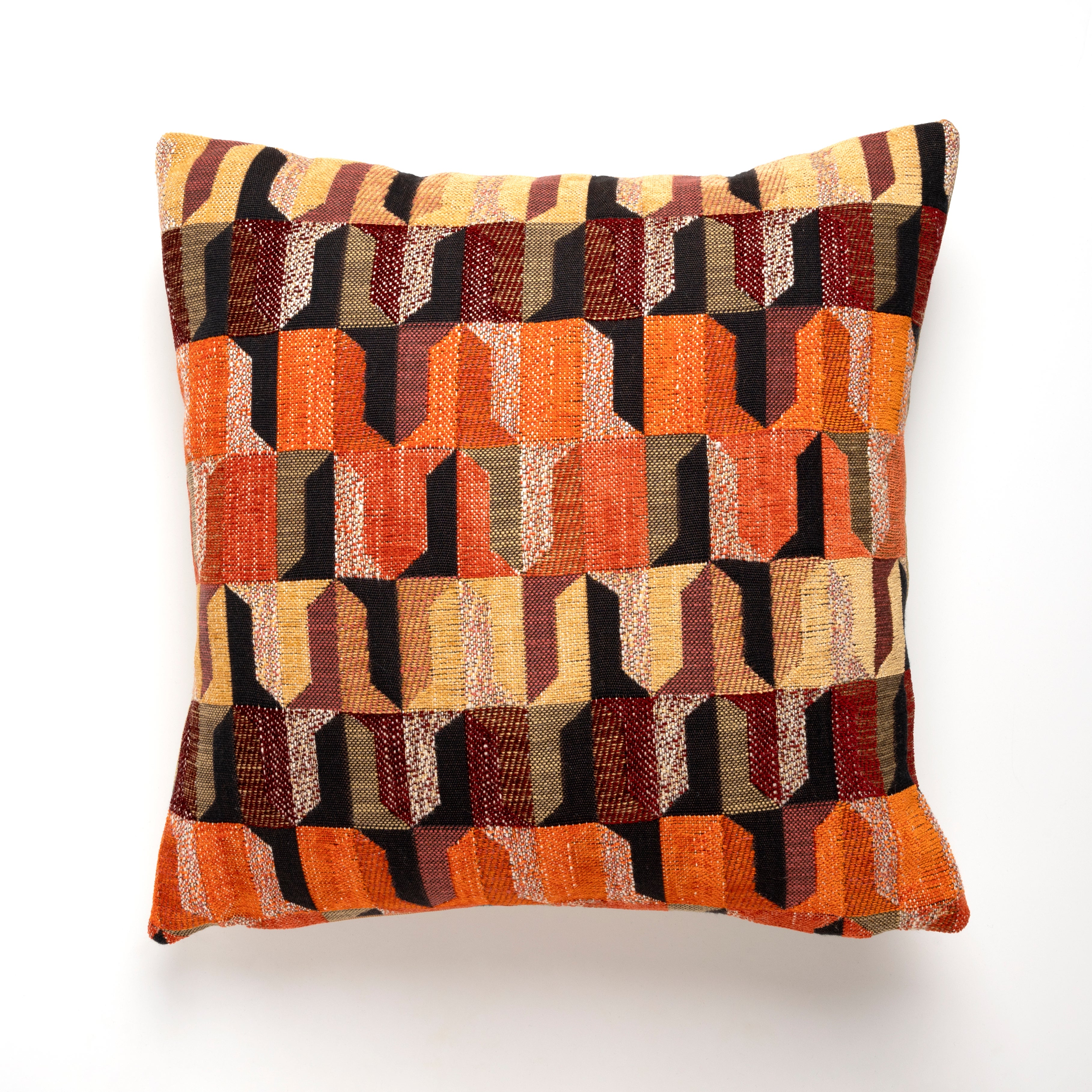 Regent Geo Cushion Cover Orange/Green/Black Price Comparisons | Compare The Build