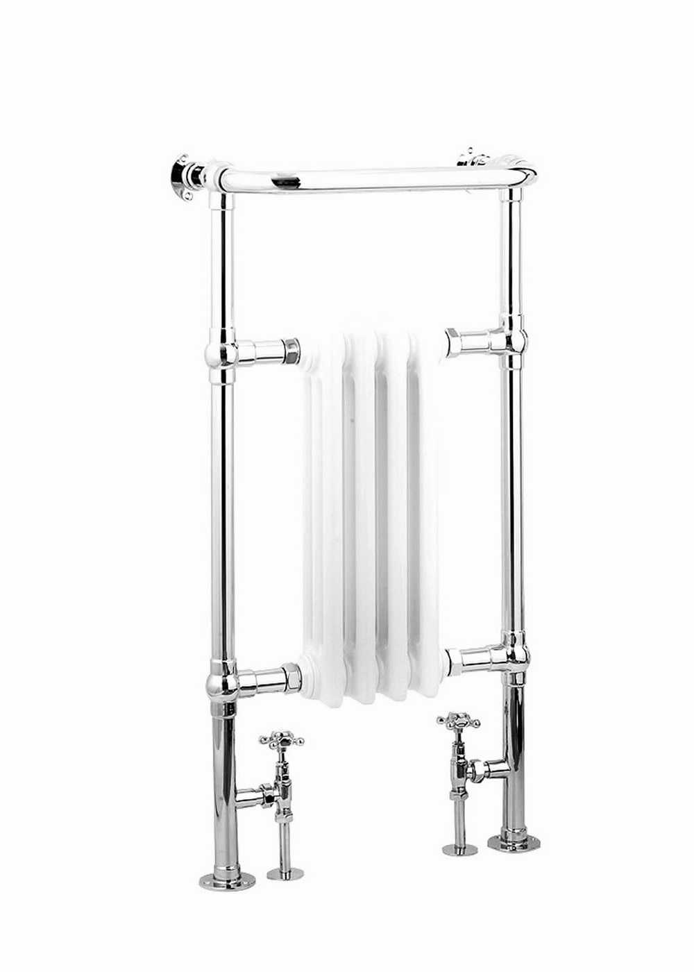 Reina Alicia Towel Rail, Chrome/White, 952x479mm Price Comparisons | Compare The Build