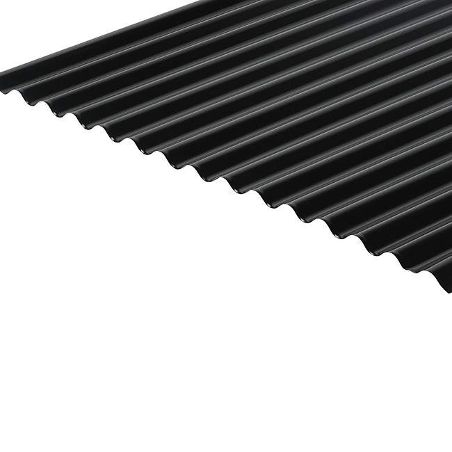 Cladco Corrugated 13/3 Profile 0.5mm Polyester Painted Coated Roof Sheet - 3660mm - Black BS00E53 RCB5BL-3660 | Compare The Build