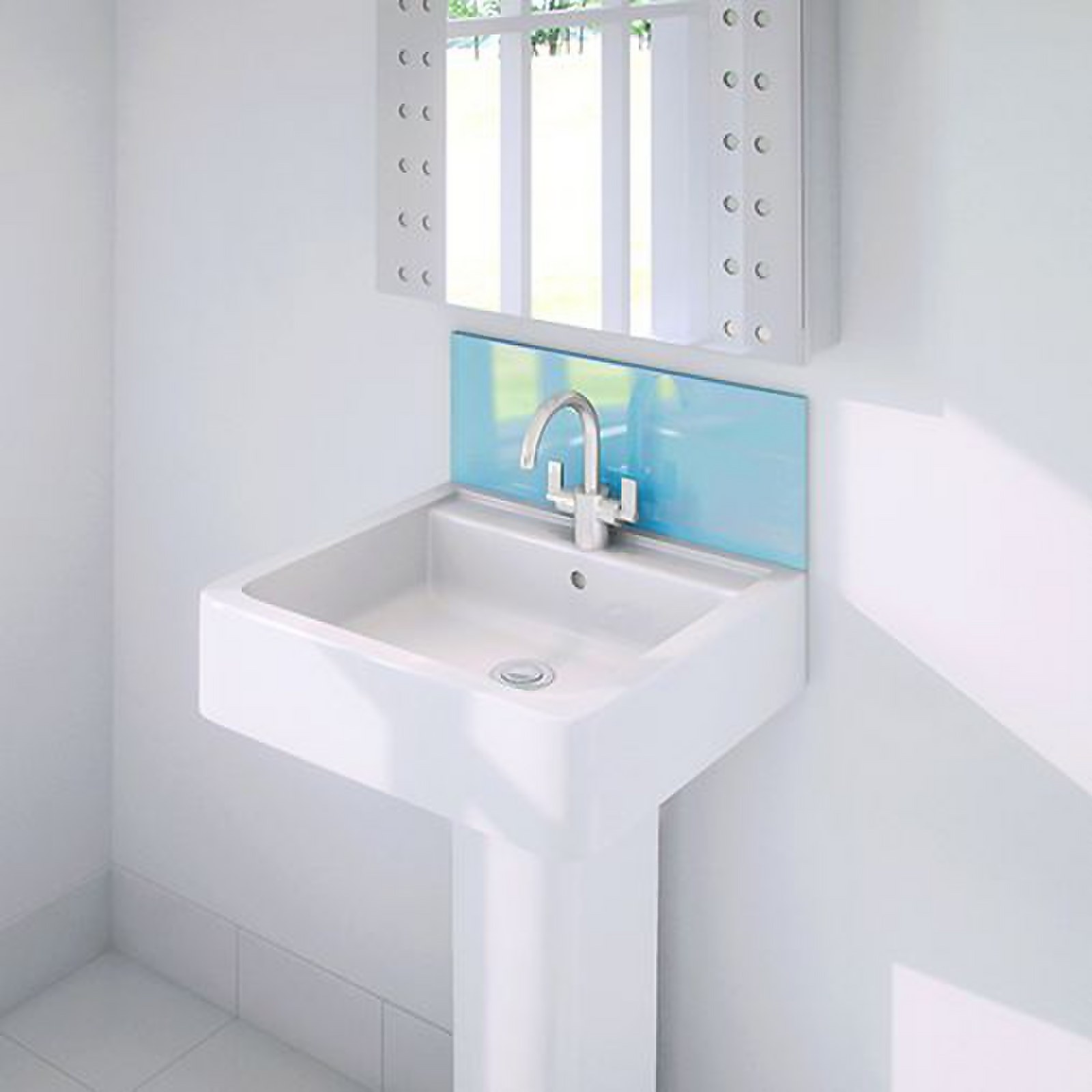 Wetwall Upstand - 900 x 200mm - Essence - Glass | Compare The Build