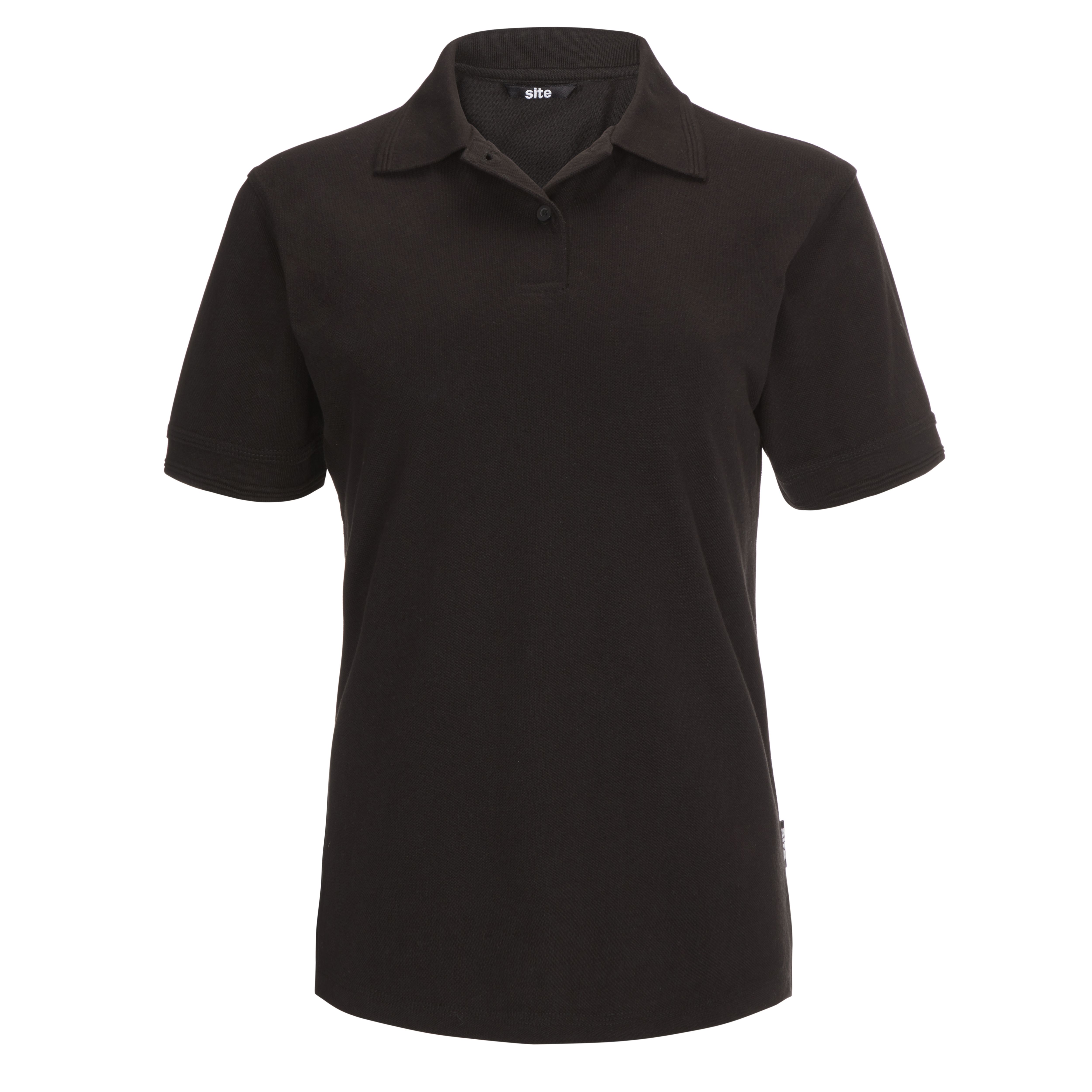 Site Tanneron Black Women's Polo Shirt Large 16-18 Price Comparisons | Compare The Build