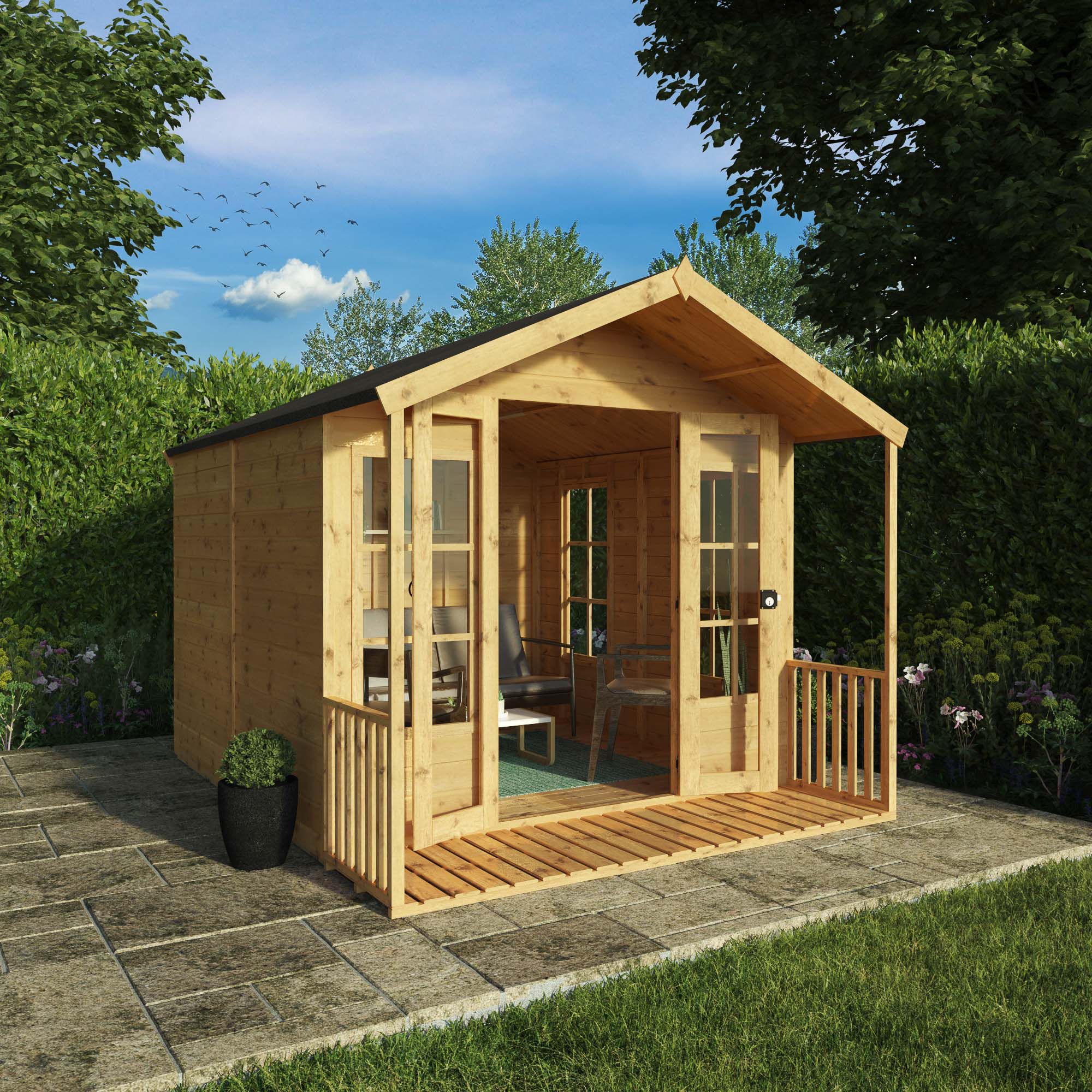 Mercia 10X8 Apex Shiplap Summer House With Double Door Price Comparisons | Compare The Build