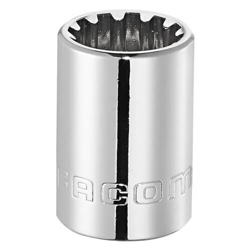 Facom 3/8" Drive Chrome Thin Wall Spline Socket 3/8" M16 27mm Price Comparisons | Compare The Build