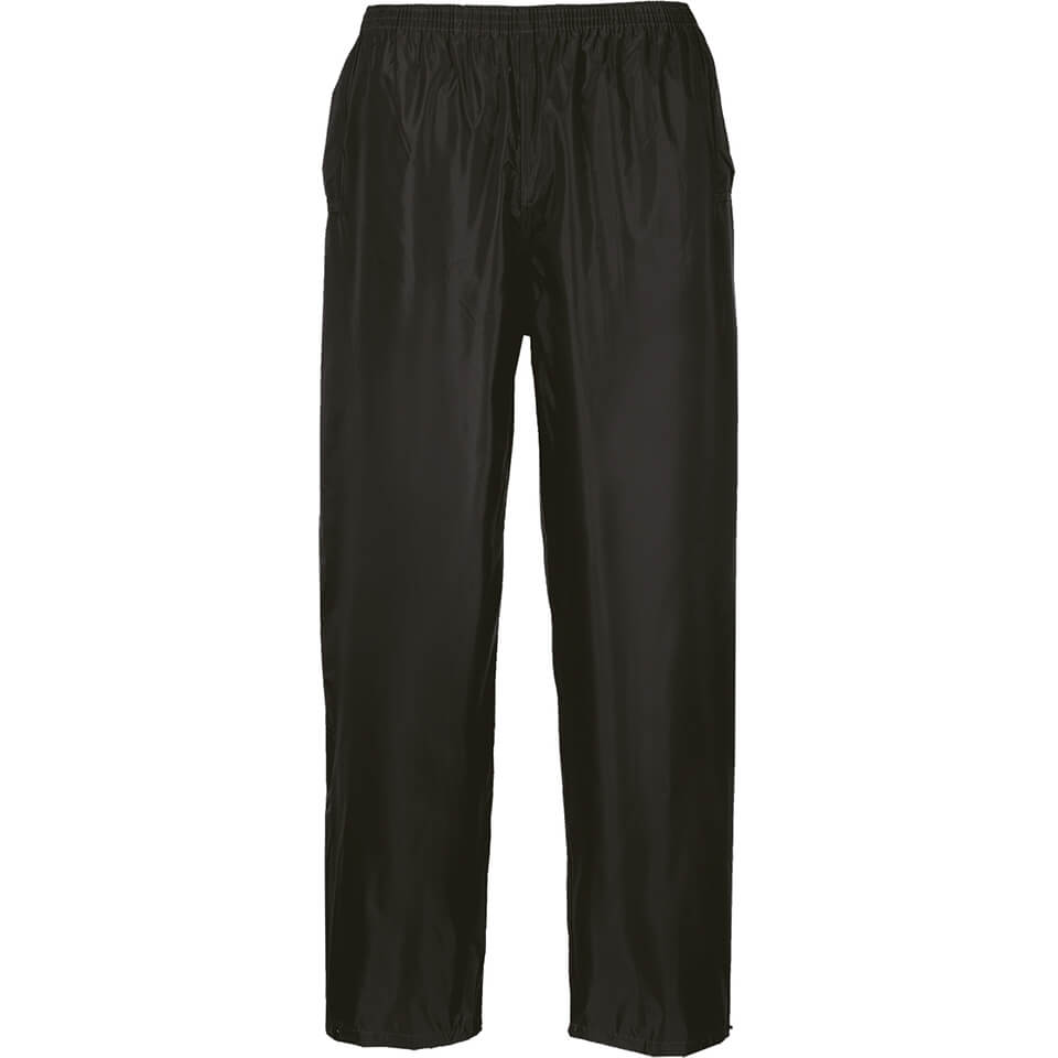 Portwest Classic Rain Trousers Black 5XL | Compare The Build