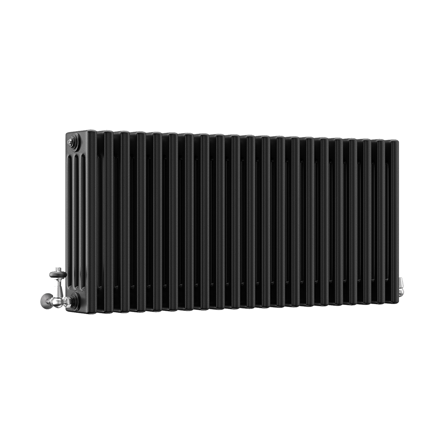 DQ Modus 4 Column Horizontal Radiator, Matt Black, 500mm x 990mm Price Comparisons | Compare The Build