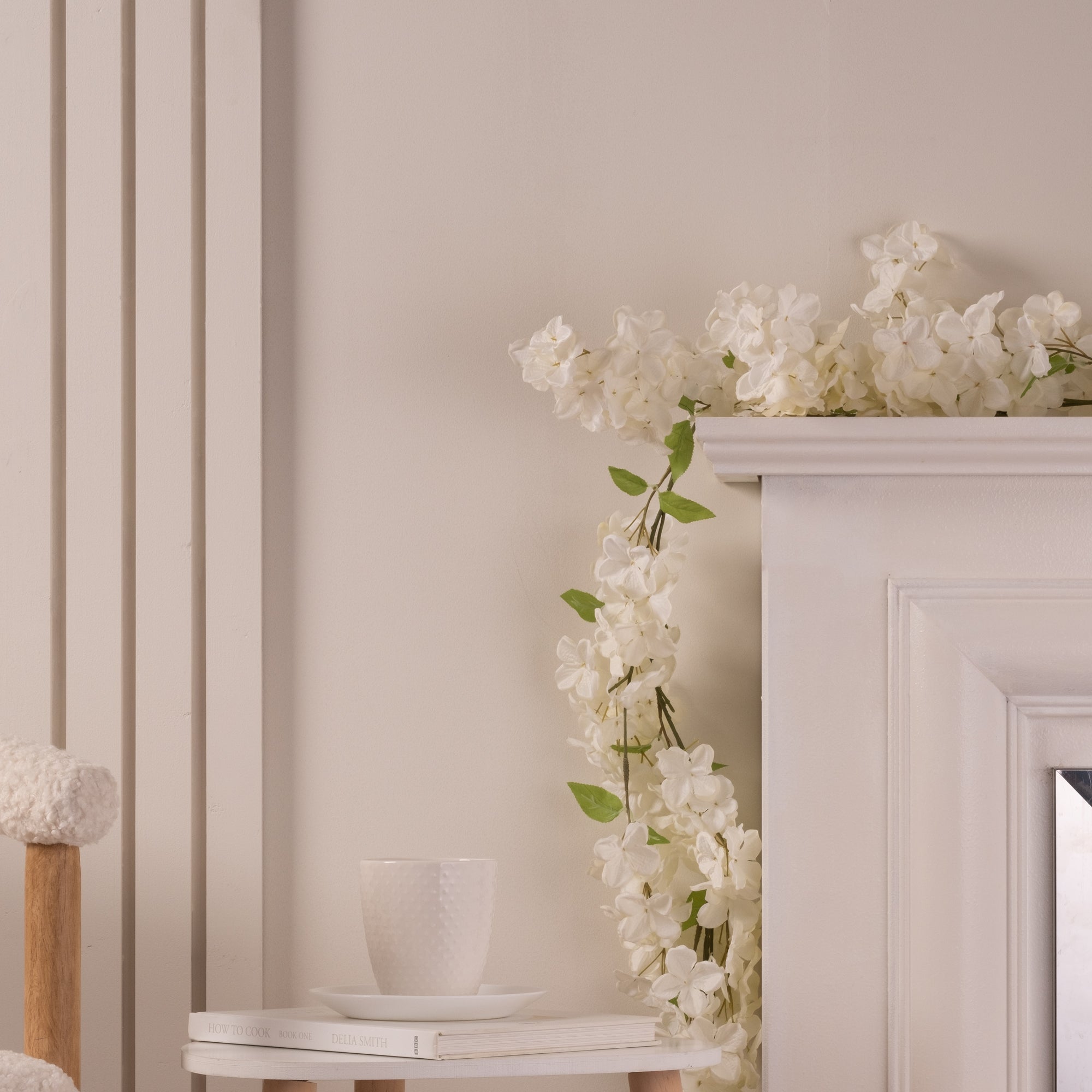 Artificial Trailing Hydrangea Garland White Price Comparisons | Compare The Build