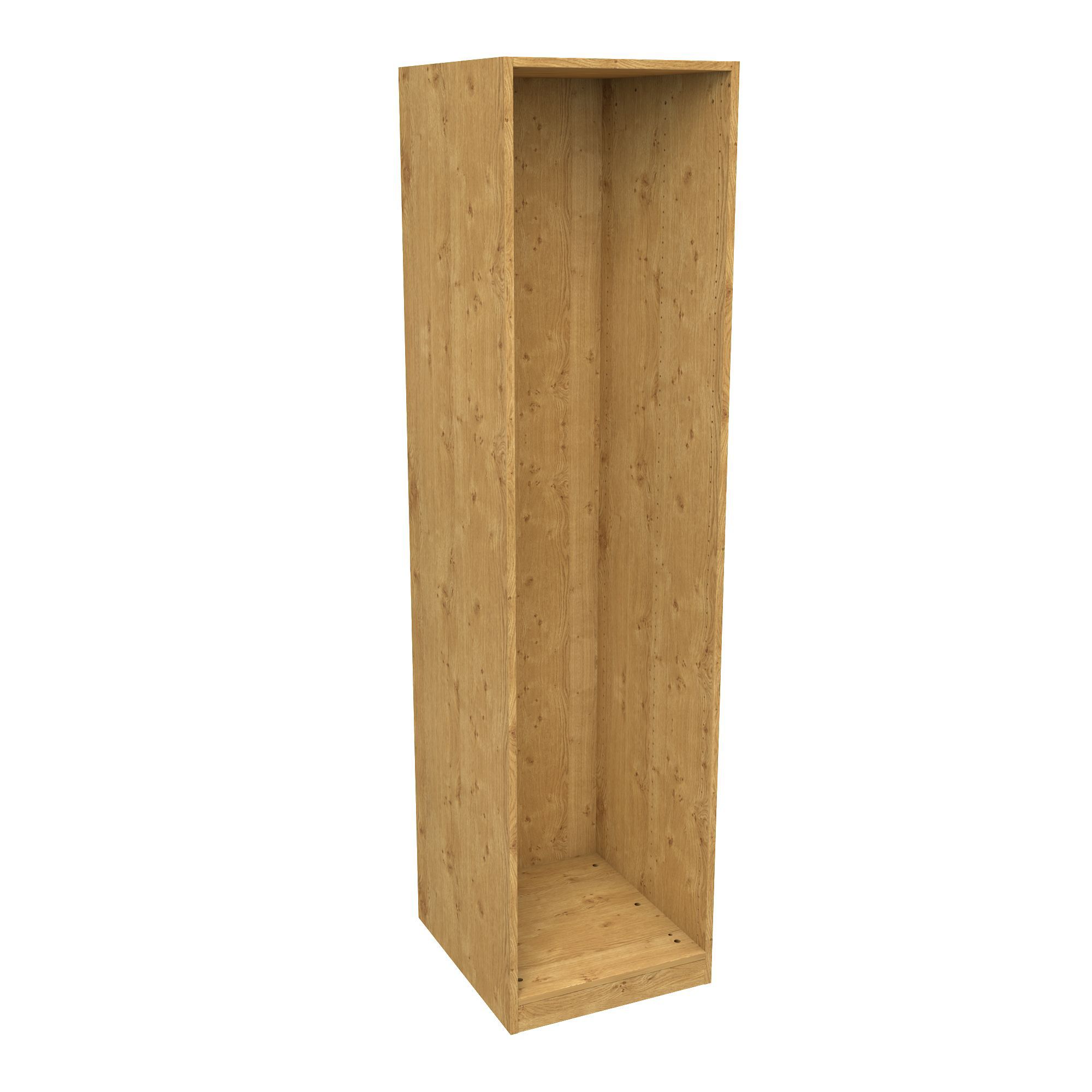 Form Darwin Modular Oak Effect Wardrobe Cabinet (H)2004mm (W)500mm (D)566mm Price Comparisons | Compare The Build