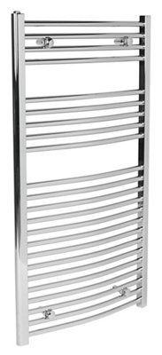 380W Silver Towel Warmer (H)1100mm (W)600mm Price Comparisons | Compare The Build