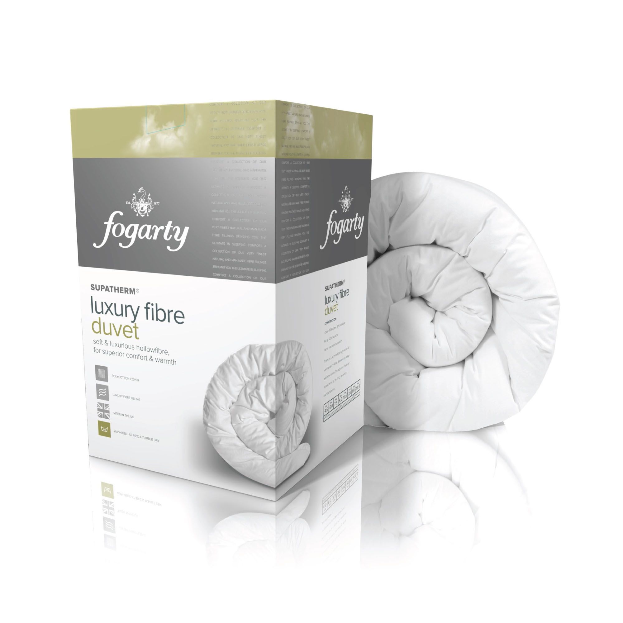 Fogarty 10.5 Tog Supertherm Luxury Fibre Single Duvet Price Comparisons | Compare The Build