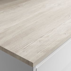 Wickes Laminate Square Edge Worktop - Polar Pine 610mm x 22mm x 3m | Compare The Build