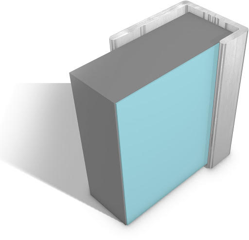 Multipanel End Cap Profile Type C Satin Silver  - MPECSA Price Comparisons | Compare The Build