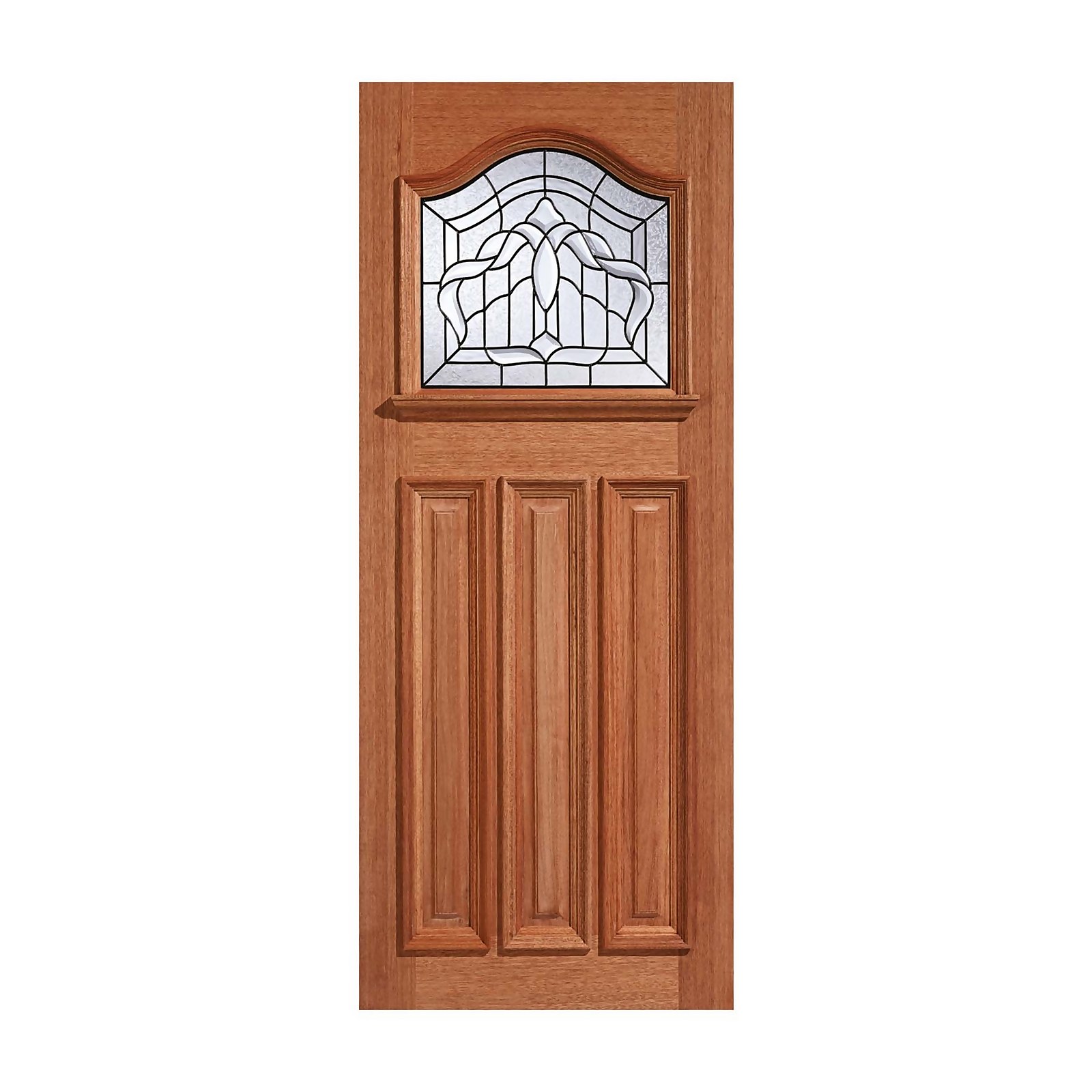 Estate Crown - Hardwood Glazed Exterior Door - 2083 x 864 x 44mm Price Comparisons | Compare The Build