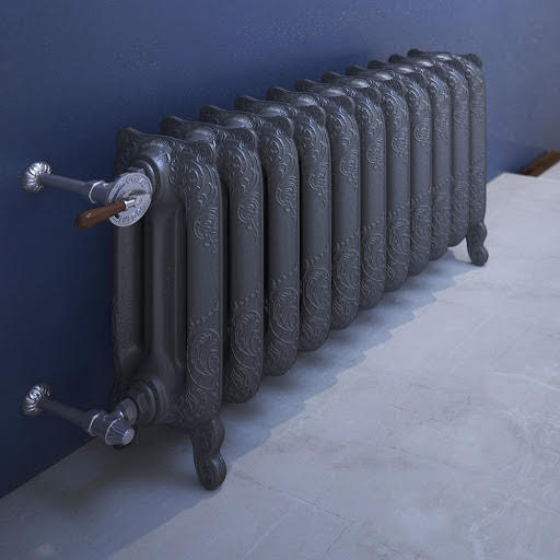 Terma Oxford Freestanding Traditional Column Radiator Grey 470 x 1180mm | Compare The Build