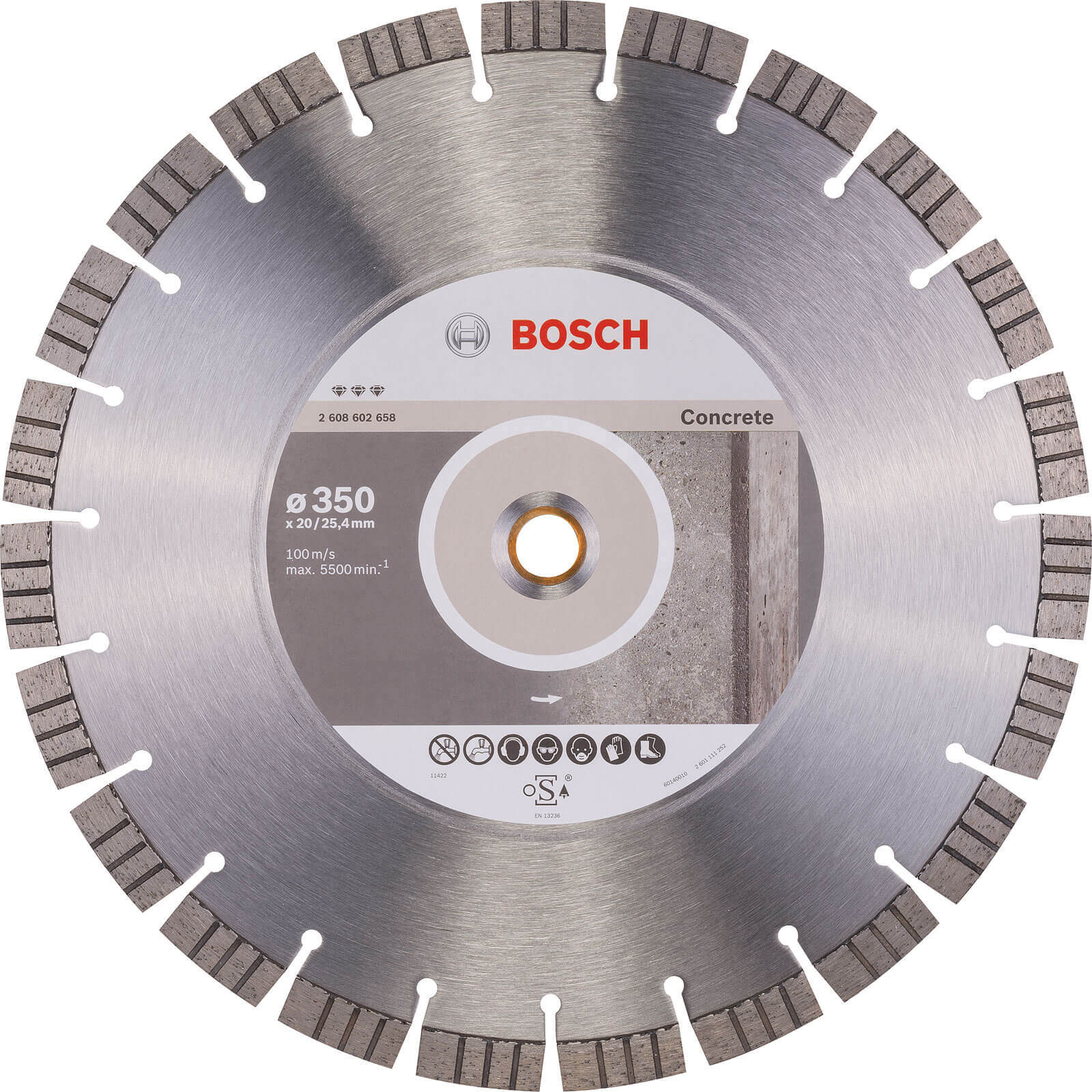 Bosch Reinforced Concrete Diamond Cutting Disc 350mm Price Comparisons | Compare The Build