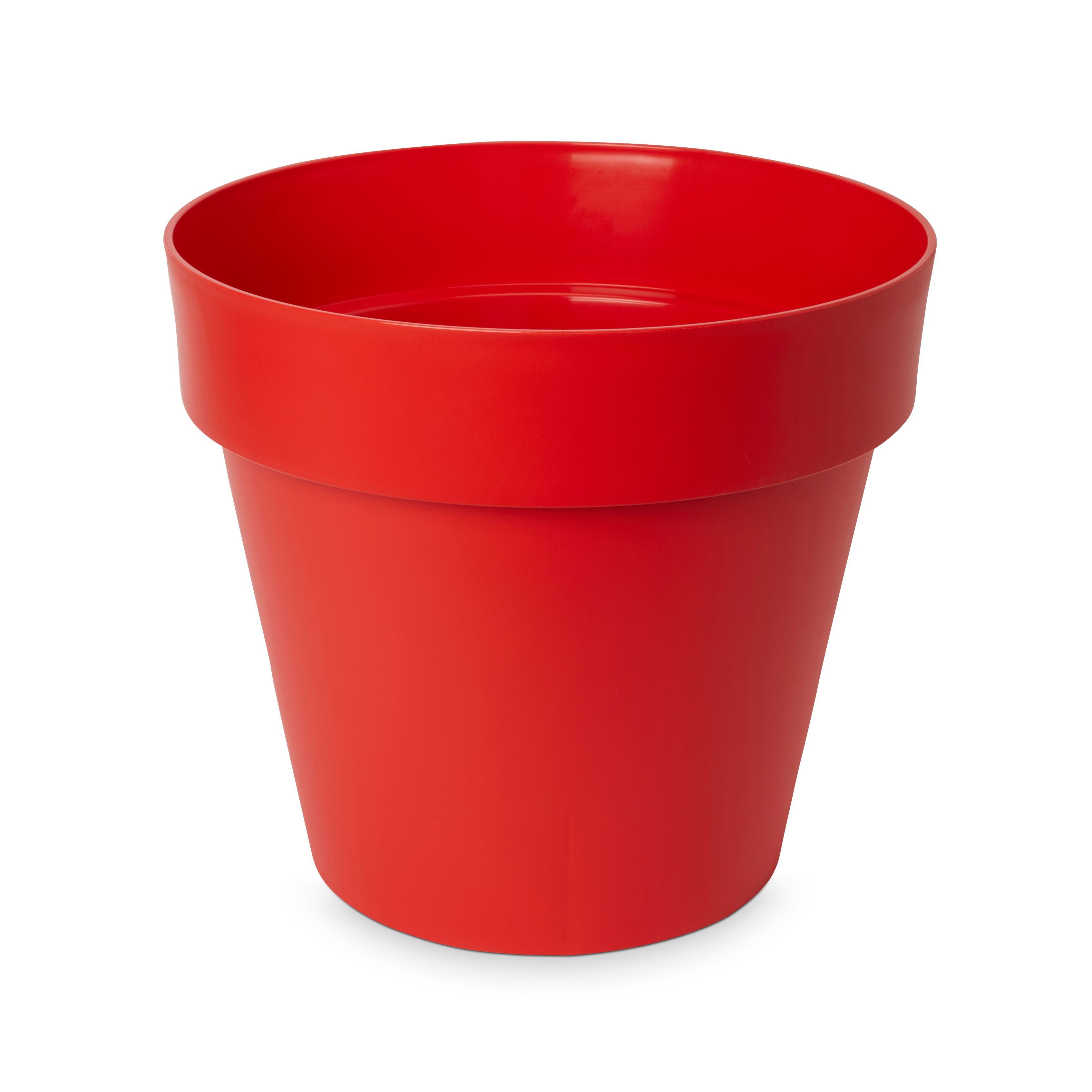 Blooma Nurgul Red Plastic Round Plant Pot (Dia)40Cm Price Comparisons | Compare The Build