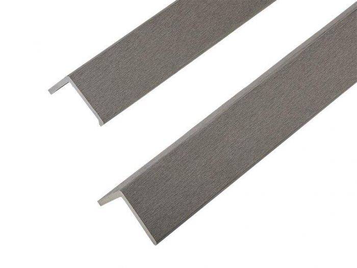 Composite Corner Trim 2200mm x 60mm x 50mm - Stone Grey Price Comparisons | Compare The Build