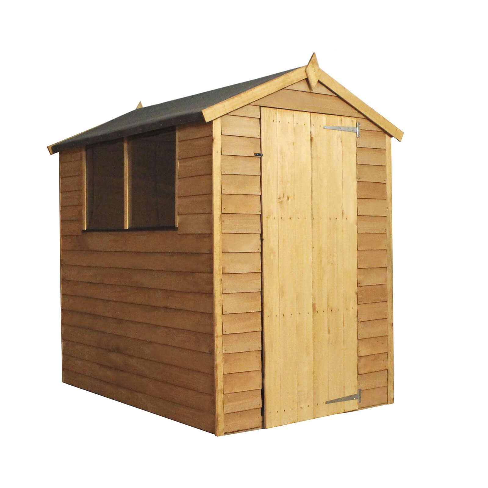 Mercia 6 x 4ft Overlap Apex Shed - incl. Installation Price Comparisons | Compare The Build