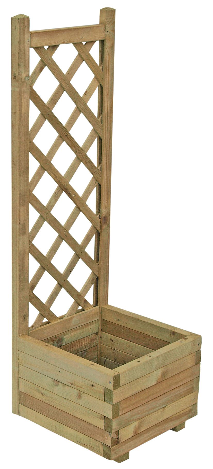 Blooma Grow Your Own Pale Green Wooden Bell Rectangular Planter 40Cm Price Comparisons | Compare The Build