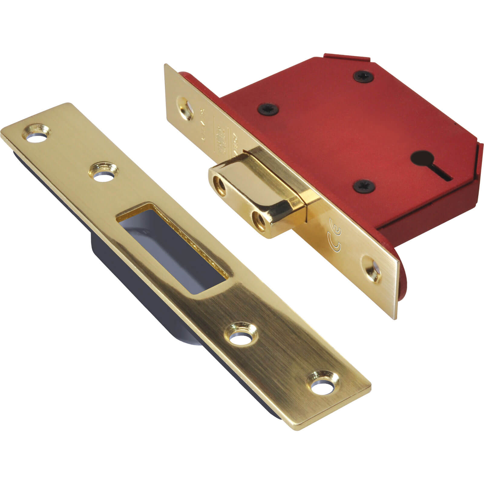Union Strongbolt 3 Lever Mortice Deadlock Polished Brass 81mm 89mm Price Comparisons | Compare The Build