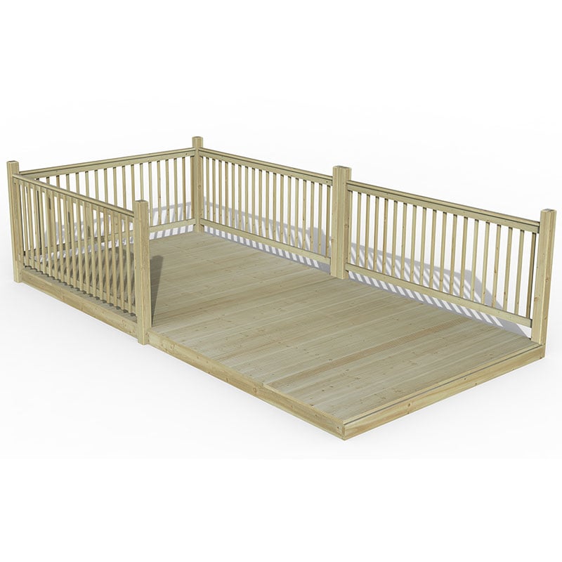 8' x 16' Forest Patio Deck Kit No. 6 (2.4m x 4.8m) Price Comparisons | Compare The Build