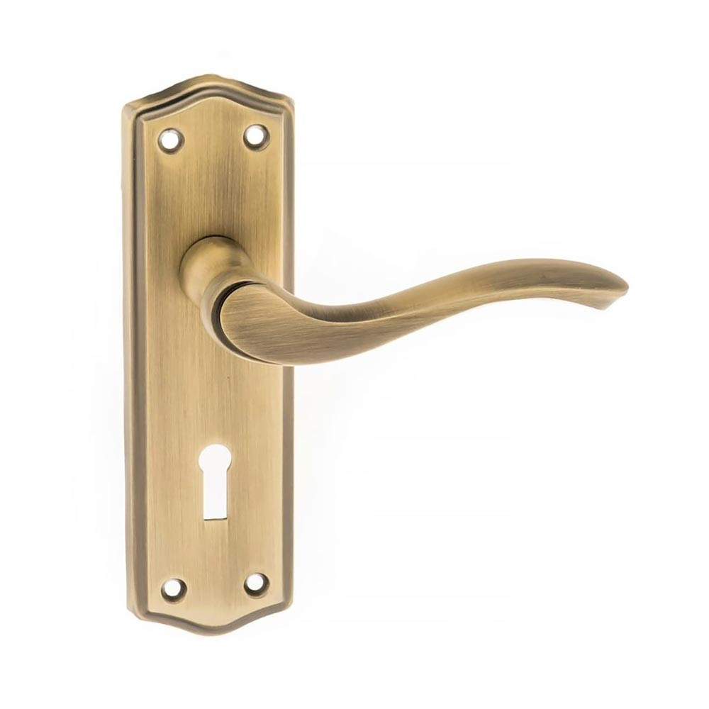 Atlantic Old English Warwick Key Lever on Backplate - Matt Antique Brass Atlantic UK OE178KMAB Price Comparisons | Compare The Build