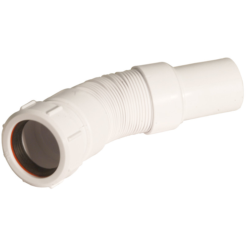McAlpine Flexi Waste Connector 1 1/2" Uni Outlet in White Plastic Price Comparisons | Compare The Build