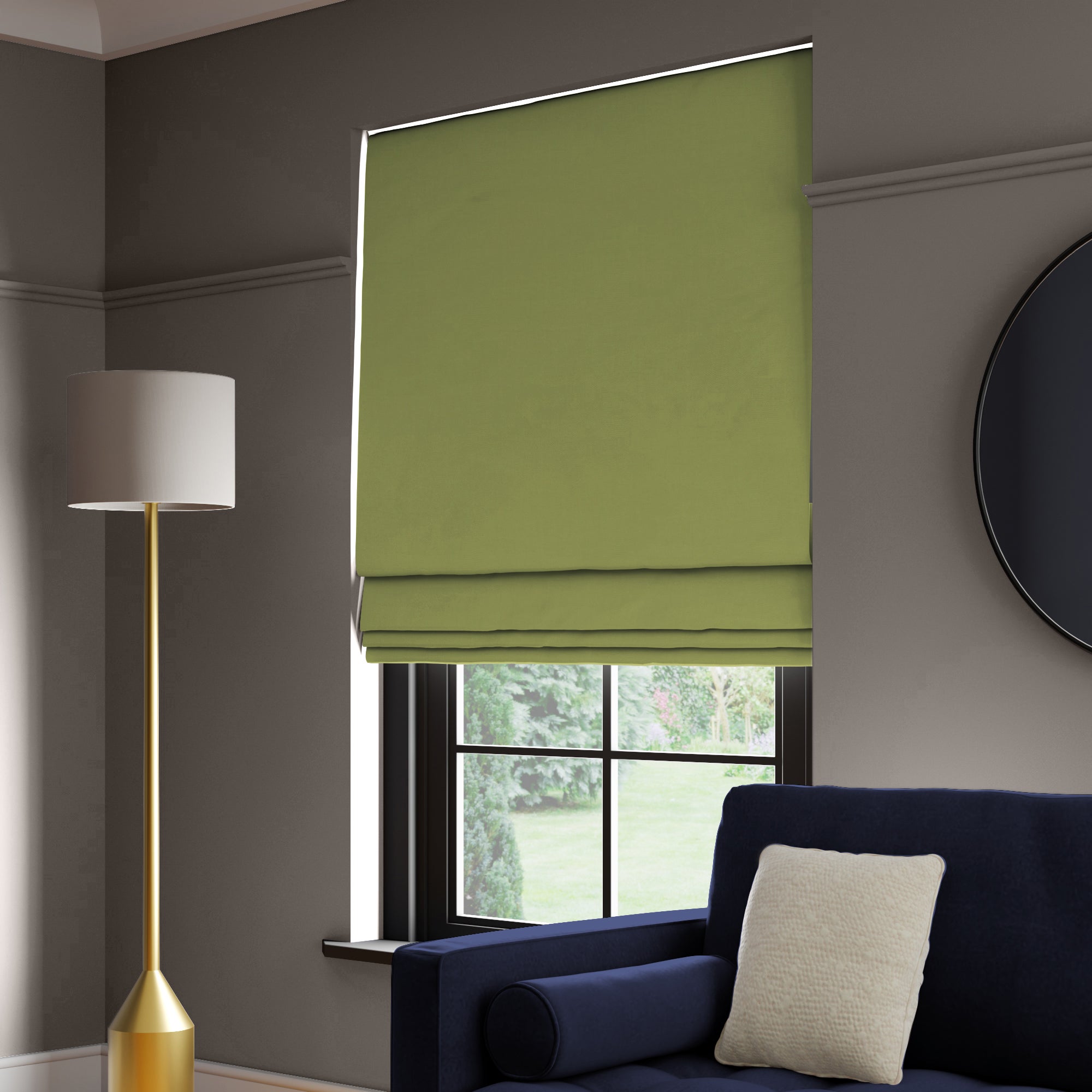 Panama Cotton Made to Measure Roman Blind Panama Pampas Price Comparisons | Compare The Build