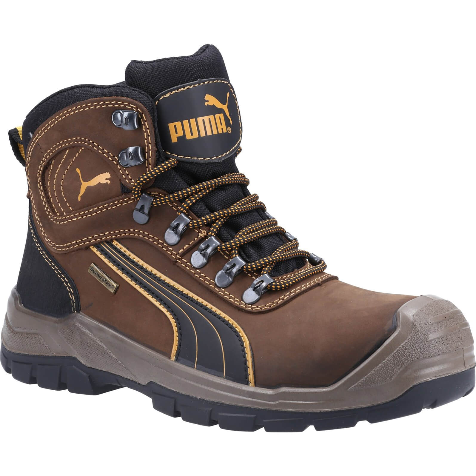 Puma Mens Sierra Nevada Mid Safety Boots Brown Size 10 Price Comparisons | Compare The Build