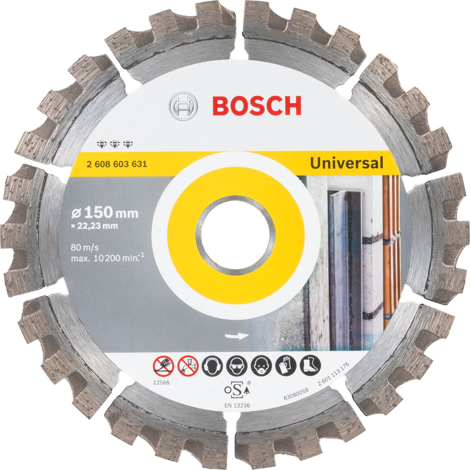 Bosch Best Universal Diamond Cutting Disc 150mm 2.4mm 22mm | Compare The Build