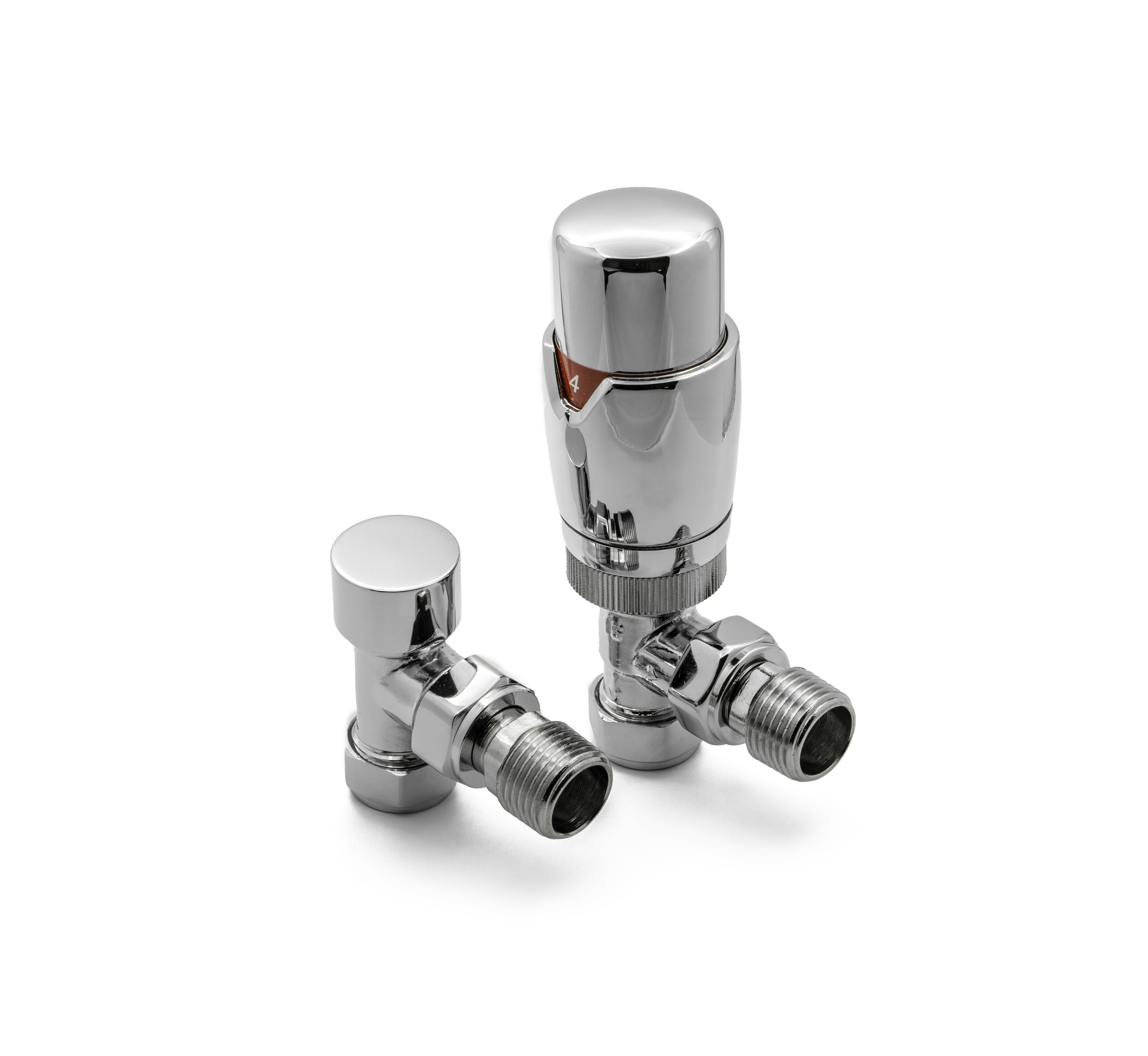 Reina Thermostatic Valves, Modal, Chrome Angled Price Comparisons | Compare The Build